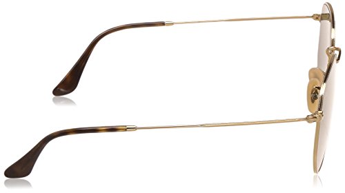 Ray-Ban Men's Metal Man Square Sunglasses, Gold, 54.1 mm