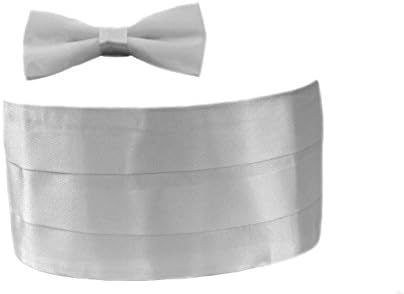 Boys Cummerbund Bow Tie Set, Wedding Tuxedo Cummerbunds. Matching Bow Tie, Dickie Bow Tie, Smart Fromal Bow Tie. Fine Satin Shine, Various Colours.