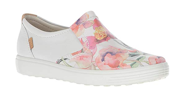 ecco white slip on