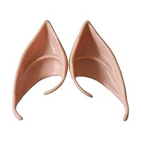 Wenjuan Cosplay Elf Ear Halloween Costume Party Fairy Pixie Alien Simulation Props Fake Pointed Ears Tips Prop (A, 12cm)