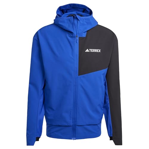adidas Homme Terrex Multi Soft shell Jacket, Semi Lucid Blue/Black, XS