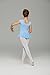 MdnMd Ballerina Outfit Leotard Raglan Cap Sleeve (Tag 120 - Age 4-6, Blue)