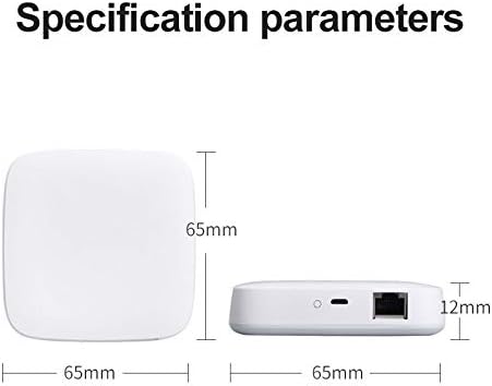 TENKY Tuya Zigbee Bridge Smart Home Zigbee Gateway Hub funciona con Alexa dispositivos Zigbee Control remoto a travs de la aplicacin Smart Life