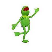 qichemaoy 17 Inch The Muppets Kermit Frog Soft Stuffed Plush Figure， Plush Frog it can be Bent and straightened， Christmas Children