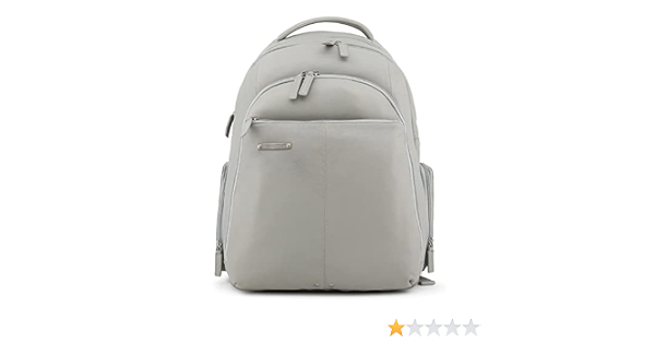Amazon.com: Piquadro - Zaino Grande In Pelle Porta Pc 15'' - Ca1885x2,  GRIGIO : Clothing, Shoes \u0026 Jewelry
