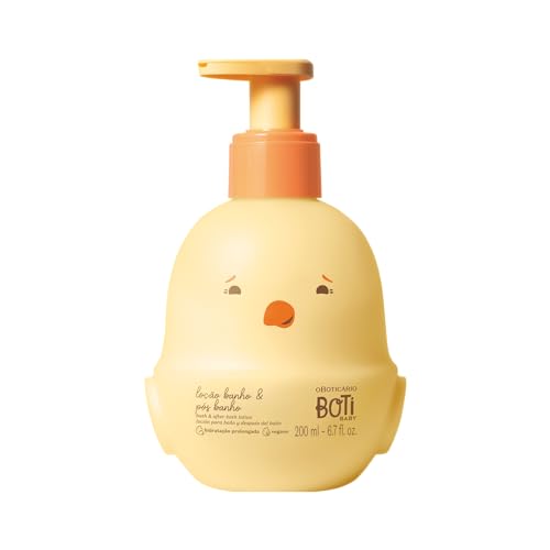 O Boticário Boti Baby Bath and After Bath Moisturizing Lotion, 5.2 oz (150g)