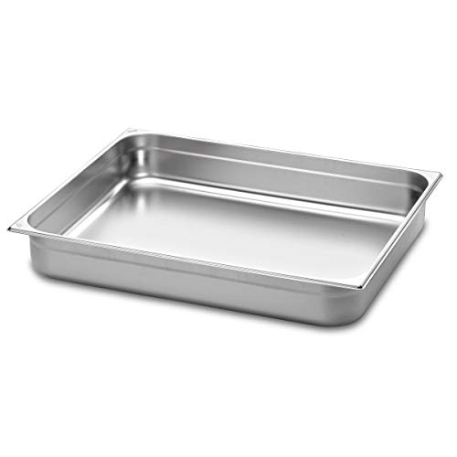 Conjunto de Cubas 5 peças Tramontina GN 2/1 em Aço Inox sem Alças Profundidade 65 mm - Aço 304