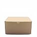 Adorox 10 Pack 8 X 8 X 4 inches Kraft Boxes Cardboard Gift Box with Lids for Wedding Birthday Holiday Baby Shower Favor (Brown, 8 X 8 X 4)