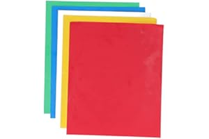 Transfer Paper, 5Pcs 5 Colors Water Soluble Carbon Paper Embroidery Pattern Tracing Paper for Transfer Patterns on Fabric Pap