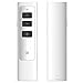 Doosl Wireless Presenter, 2.4GHz Rechargeable Powerpoint Remote Control PPT Clicker Presentation Pointer Pen - Remote Control Range: Up to 100m, White