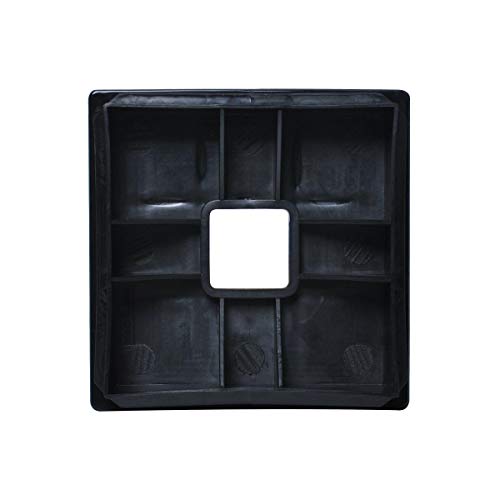 wadoy RV Bumper Plug End Cap 4" Square Bumper Caps for RV, Camper