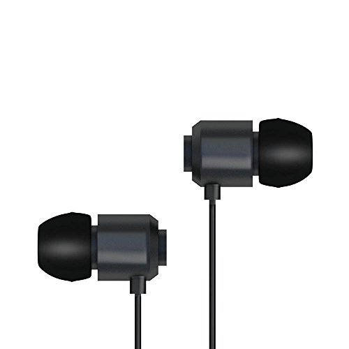 CADBB In-Ear Earbuds Noise Isolation Headsets Heavy Bass Earphones with Microphone and Volume Control for iPhone Android (black)