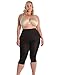 Double Agent High Waist Shaping Capris - SlimMe by MeMoi - Versatile Leggings ,Black,Small