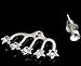Chopmall(TM) Women Wedding Stud Earrings