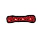 TUFFY - World's Tuffest Soft Dog Toy - Ultimate Bone-Squeakers - Multiple Layers. Made Durable, Strong & Tough. Interactive Play (Tug, Toss & Fetch). Machine Washable & Floats (Regular, Red Paw)