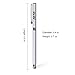 JOTO Stylus/Styli 2-in-1 Stylus Pen for Capacitive Touch Screen Smartphones Cellphone Tablets -Silver