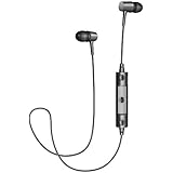 Bluetooth Headphones Sweatproof Sports Earphones Wireless Headset Magnetic attraction Earbuds for Running Workout Gym Noise Cancelling Black