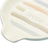 KitchenCraft Vintage-Style Ceramic Spoon Rest, Cream, 13x11.5cm view 4