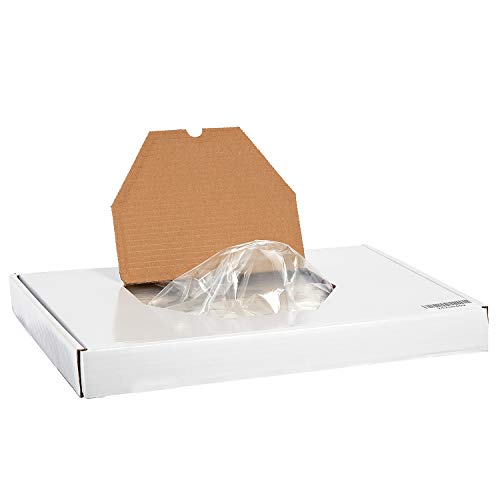 JMU Dental Chair Headrest Cover, Disposable Clear Plastic Sleeve Protector, Regular 10" x 11", Box of 250