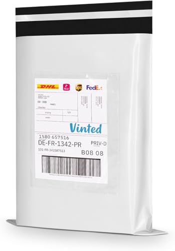 RAGO Shipping Bags 35x45cm 25 pieces white for Vinted | LDPE shipping bag, 50 µm, self-adhesive