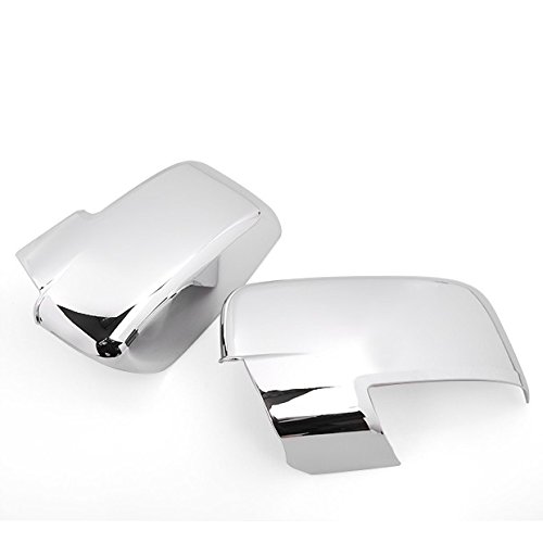 Hot Triple Durable Chrome Side Door RearView Mirror Cover Trim For 2009-2012 Dodge Ram 1500/2500/3500 w/Turn Light