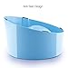 Super Design Mess Free 15 Degree Slanted Bowl for Dogs and Cats 1.5 Cup Light Blue