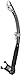 Cressi Alpha Ultra Dry Snorkel, Black/Black/Silver