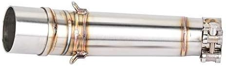 Outbit Exhaust Pipe - 1 PC of 51mm Motorcycle Exhaust Muffler Middle Pipe Mid Connector Compatible with Honda NC700S NC700X CTX700 NC750S.