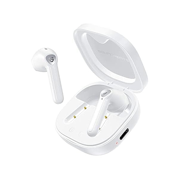 SOUNDPEATS-TrueAir2-Wireless-Earbuds-Bluetooth-V52-Headphones-Wireless-Earphones-with-Qualcomm-QCC3040-TrueWireless-Mirroring-4-Mic-cVc-80-Total-25-Hours-White SoundPEATS TrueAir2 Wireless Earbuds Bluetooth V5.2 Headphones Wireless Earphones with Qualcomm QCC3040 TrueWireless…