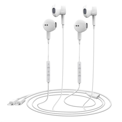 Pack-Apple Earbuds for iPhone Headphones [Apple MFi Certified - Main Image