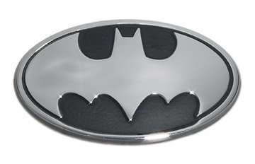 Batman 3d chrome metal auto emblem, official licensed