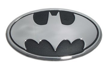 Batman 3D Chrome Metal Auto Emblem, Official Licensed