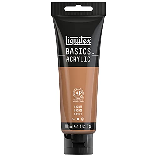Liquitex BASICS Acrylic Paint 4-oz tube, Bronze