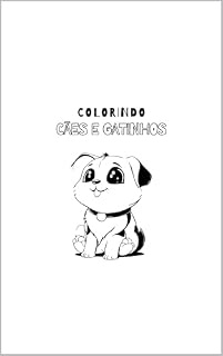 Livro Colorindo Cães e Gatinhos