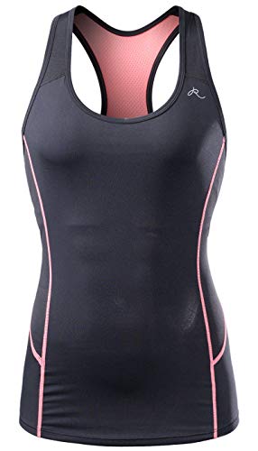 RION Active Women's Racerback Sleeveless Tank Tops with Removable Pads