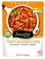Imagine Foods Organic Thai Coconut Curry Culinary Simmer Sauce, 10 Ounce -- 6 per case. by Imagine Foods