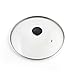 Cook N Home - 2572 Cook N Home Tempered Glass Lid, 11-inch/28cm, Clear