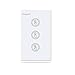 Smart Wifi Light Switches Touch Wall Switch Panel Replace 3 Switches in 1 Gang Wall Box Combination Smart Light Switch Work with Alexa and Work with Google Home and IFTTT Smartphone App Control