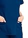 Barco Grey's Anatomy Women's 4153 Junior-Fit Three-Pocket Mock-Wrap Scrub Top, Indigo, Medium
