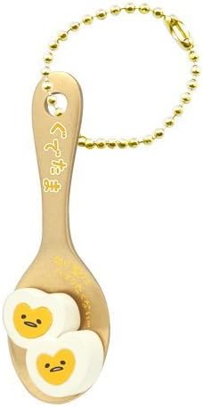 Gudetama spoon key chain [4. I do not want to fit into the same mold ...] (single)
