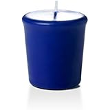 Yummi 15hr Unscented Royal Blue Votive Candles - 9 per pack