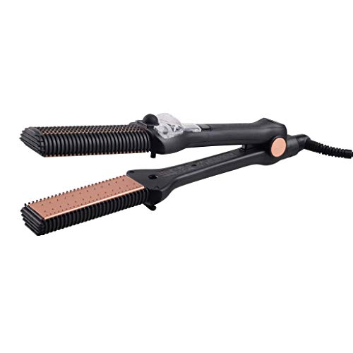 MaxiGlide RP – Hair Straightener – Controlled Steam Burst Technology – Styling and Detangling – 1-¼ Plates