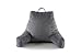 ComfySure Bedrest Reading and TV Pillow with Arm Rests - Shredded Memory Foam Cushion for Pregnant Women - Lumbar, Coccyx Lower Back, Neck and Head Support