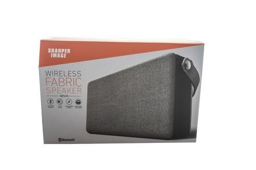 SHARPER IMAGE Wireless Fabric Suitcase Speaker
