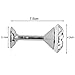 Foxnovo Crystal Diamond Curtain Drapery Tiebacks Door Wall Tassel Hooks - 2 Pieces