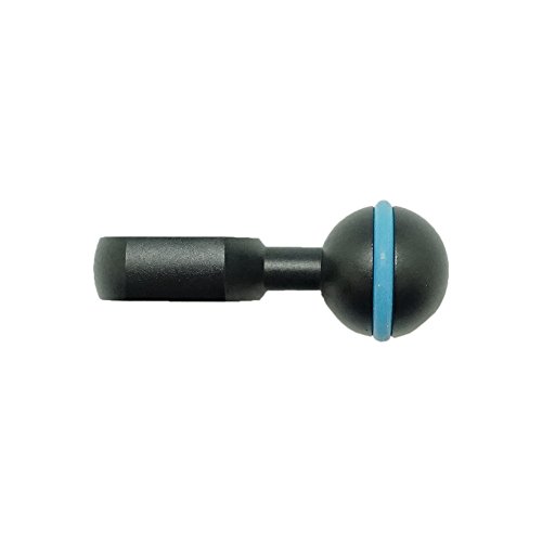 CamDive 1.7"/4.5cm Aluminium 1"Ball and YS head adapter arm for Underwater Strobe/Housing