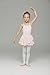 JEE.MDNMD.OO Girls' Flutter Sleeve Skirted Leotard Ballet Pink