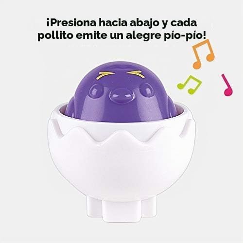 Tomy Toomies Eggs nuevos Huevos Hide and Squeak, Juego para bebés, Bizak (30693560)