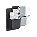 TOOLETRIES The James Organizer - Silicone Toiletry Holder, Shower & Bathroom Accessory - Features Silicone-Grip Technology, Removable & Reusable - Charcoal