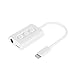 Maxboost HIFI Lightning Audio + Charging Adapter [Apple MFI Certified] Lightning Charge to 3.5mm Female Headphone/Earphone/Audio Aux Jack Make for iPhone 7, 7 Plus, 6s, 6 Plus, SE, iPad Pro,Air,Mini